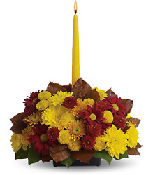 Harvest Happiness Centerpiece from Arjuna Florist in Brockport, NY
